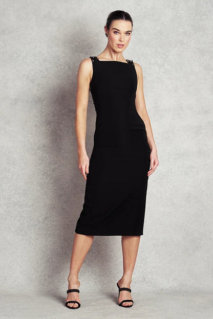 Gentle Soul Dress - Black with Crystal