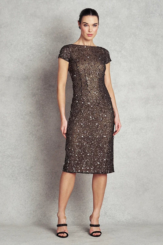 Black Beauty Dress -  Black Sequins